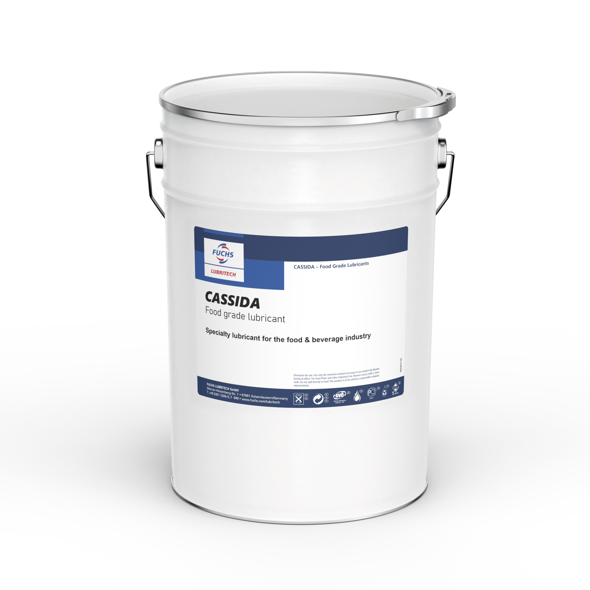 FOOD INDUSTRY GREASE CASSIDA GREASE EPS 00, 19KG