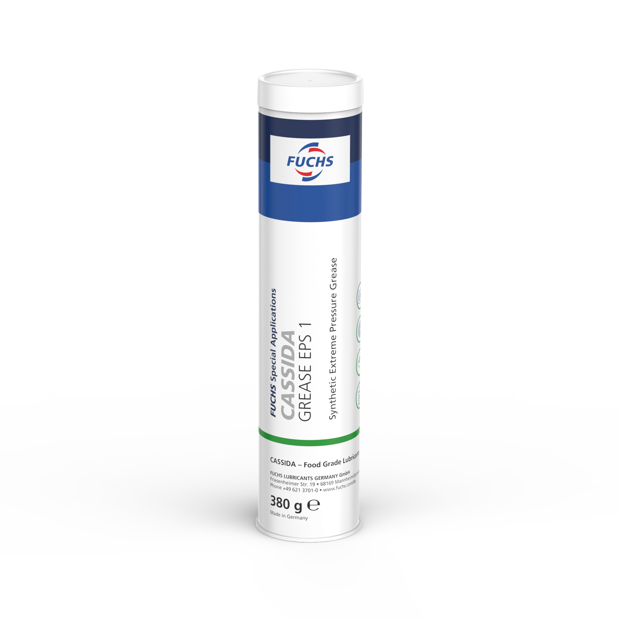 FOOD INDUSTRY GREASE CASSIDA GREASE EPS 1, 380G
