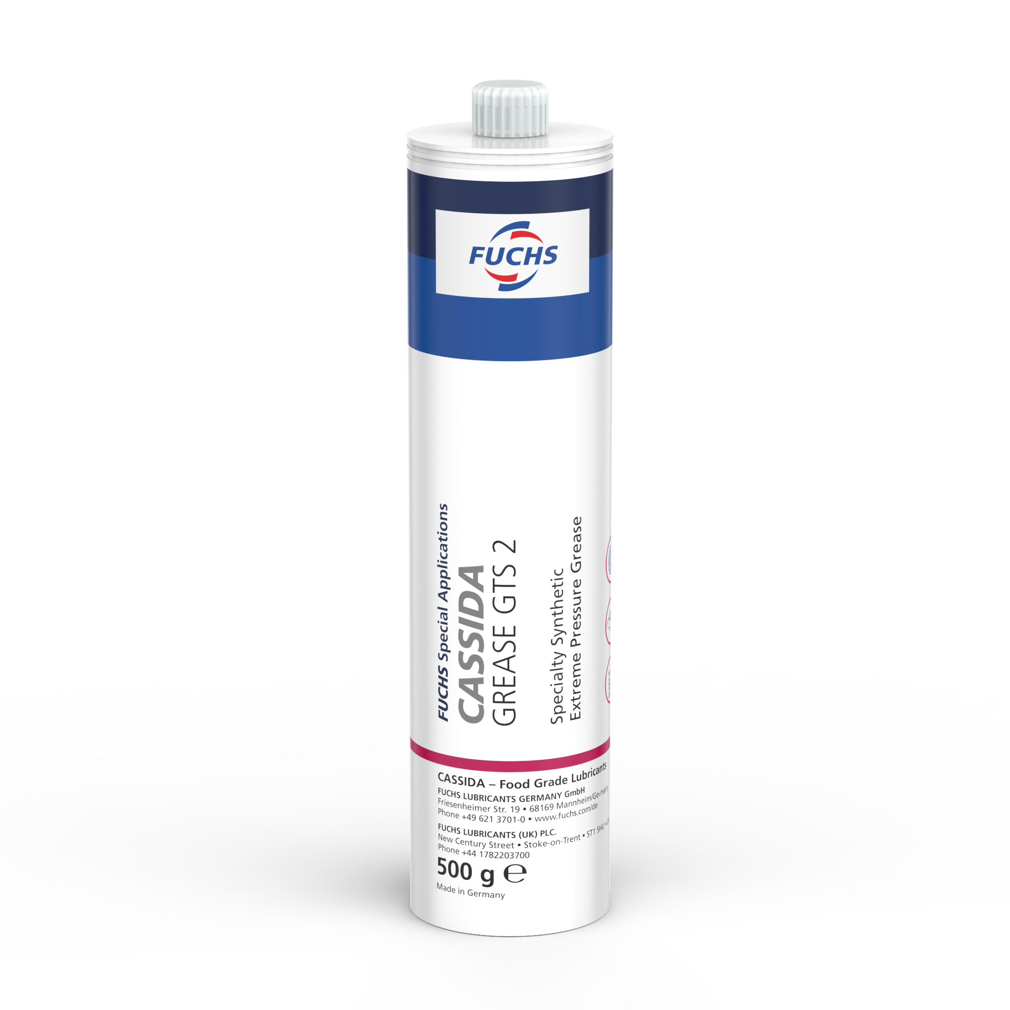 LIVSMEDELSINDUSTRIN FETT CASSIDA GREASE GTS 2, 500G