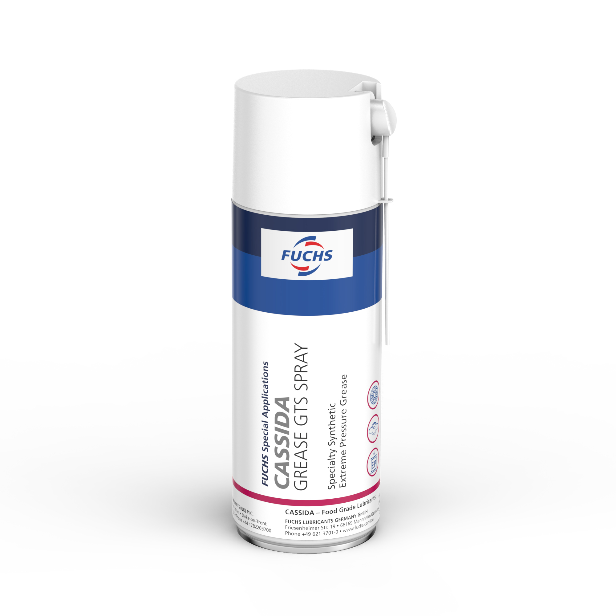 LIVSMEDELSINDUSTRIN FETT CASSIDA GREASE GTS SPRAY,400ML