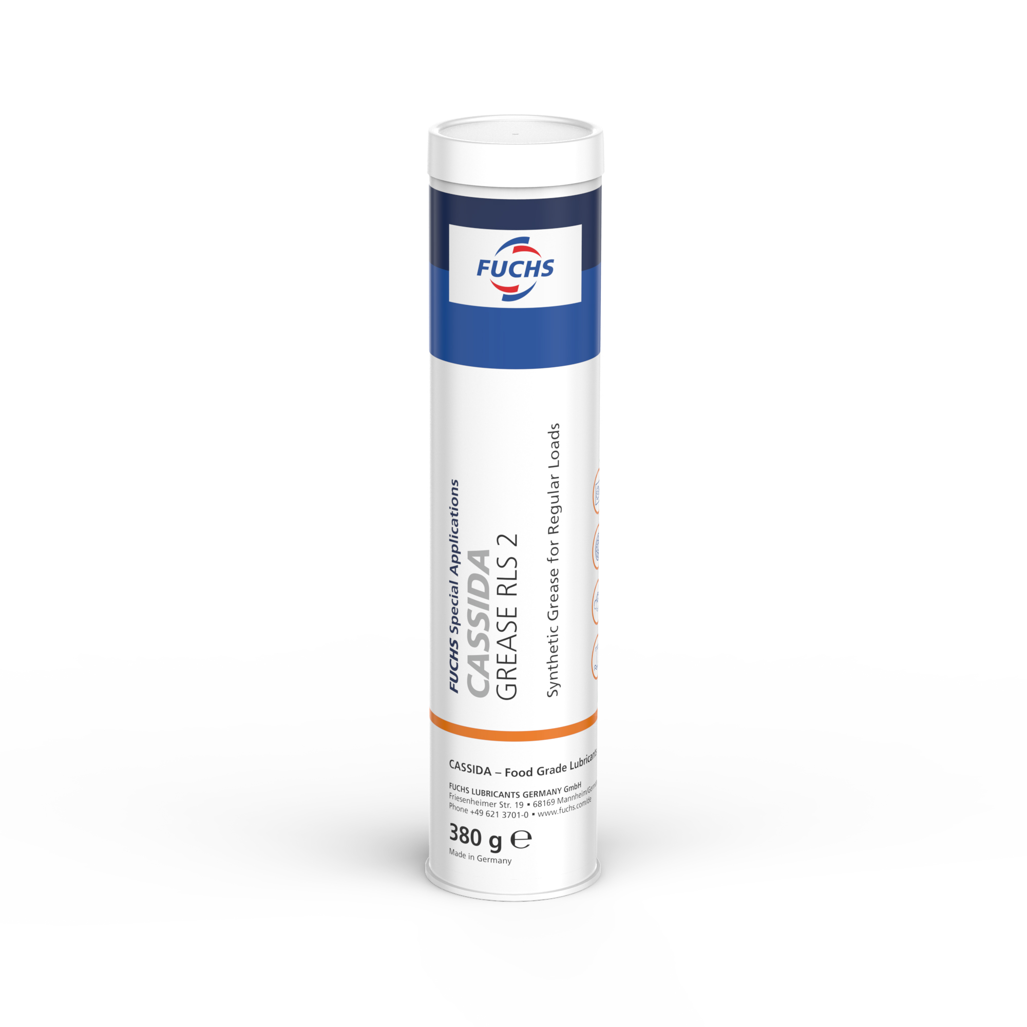 FOOD INDUSTRY GREASE CASSIDA GREASE RLS 2, 380G