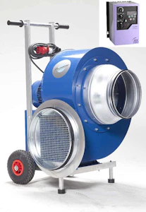 pressovac Alipaineistaja, tamulla 7,5kw/400vac/16a-10000m3/h-tam