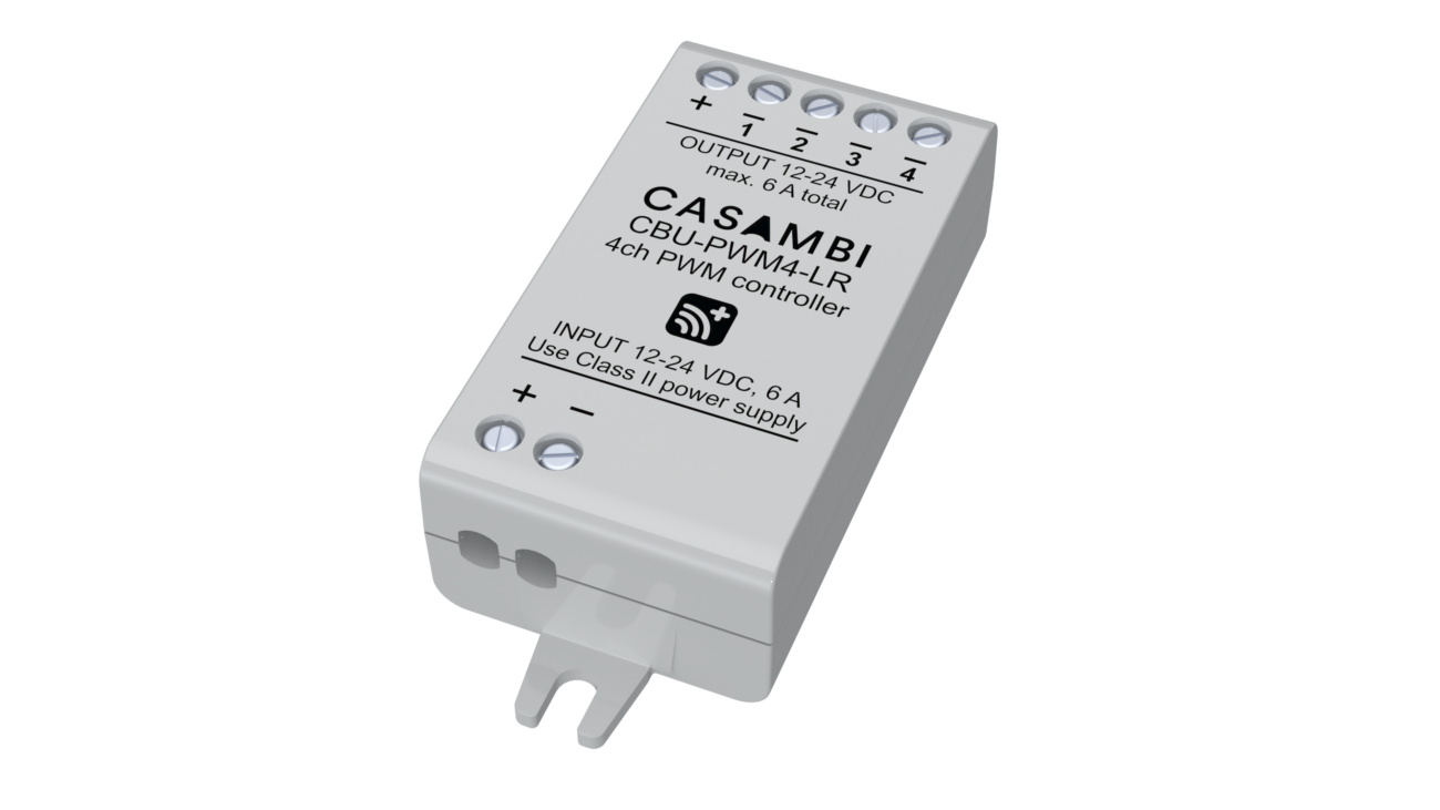 LED dimmer 12-24V Casambi 6A 1-4 kanaler
