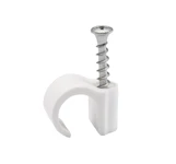 SCREW FASTENER OPAL 8-12 D5 20PCS WHITE
