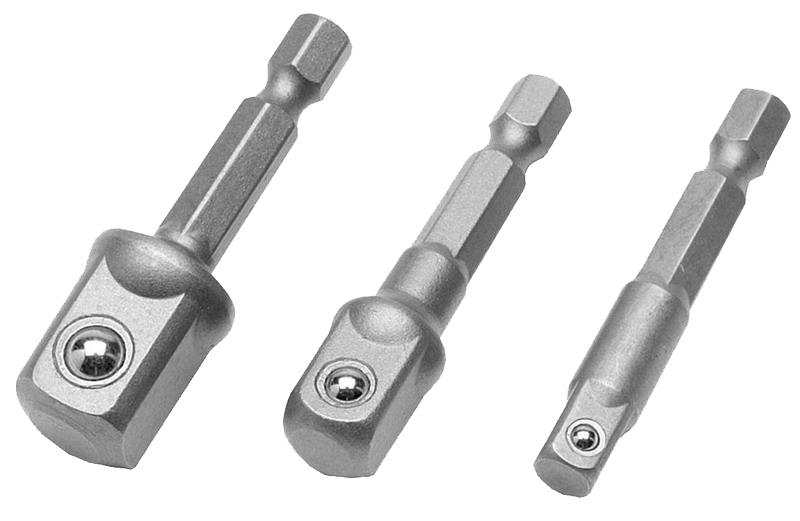 onnline Hylsyadapteri onnline 3kpl 1/4"hex > 1/4, 3/8, 1/2"