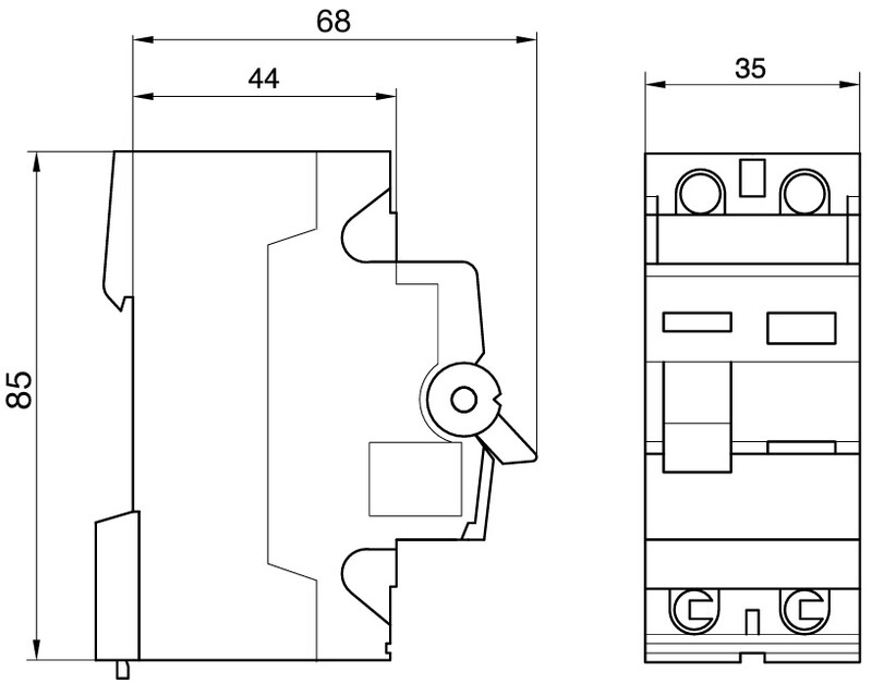 hager Rccb cfa263 300ma a/2x63a