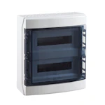 DISTRIBUTION BOARD C.65S36 GRIS TRANSP PE+N 2X18