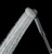 opal Hand shower opal 1-function black matte