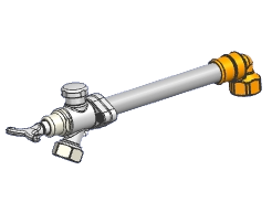 HYDRANT VALVE 1/2 AISI L=250