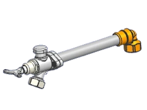 oras Hydrant valve 1/2 aisi l=250