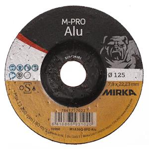 mirka Navrondell mirka m-pro 125x7,0x22,2mm alu