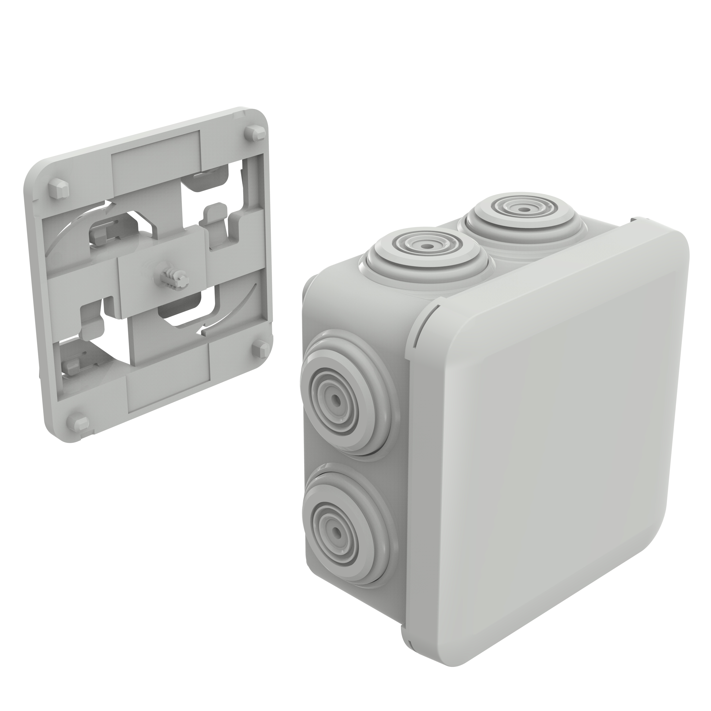 Plexo CAB Kit adapter + boks 80x80