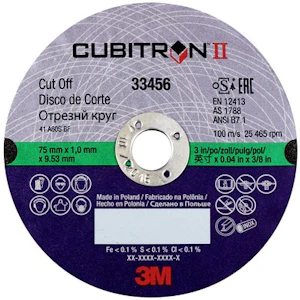 3m Cutting disc 3m cubitron ii 100 x 1,0 x 10