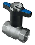 LODVEIDA VENTILIS IE/IE 1" AR TERMOM. ROKTURI ZILS