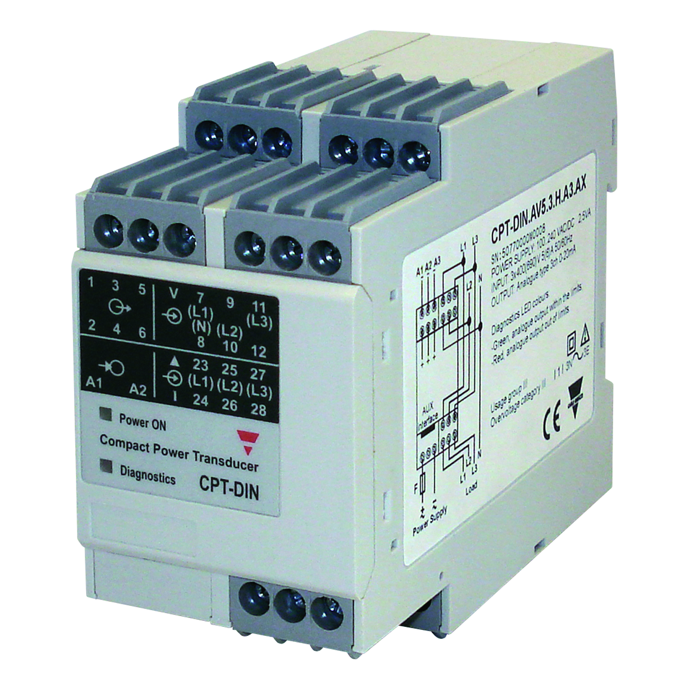 carlo gavazzi Måleverdiomformer 1x10v