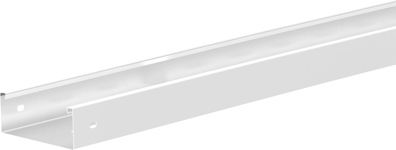 Armaturskinne W70-100 3m Fzv hvit