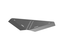 Hjørneplate radius max 600 Z+
