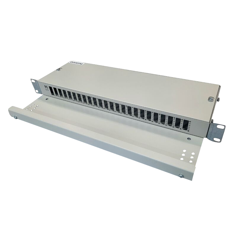 PANEELI-KUITU ONNLINE 19IN COVER 48SC-D 1U-140mm