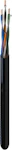 Cat 6 U/UTP Inne E-100m 4 x 2 x AWG24/1 Sort PVC