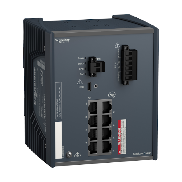 ETH POE MANAGED SWITCH 8TX | Konfeksjonerte kabler m plugg/støpsel ...