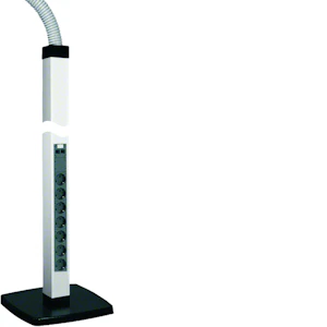 hager Energy pole 45/2000mm 2-sided white fs