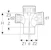 silent-pp Db dubbelt grenrör silent-pp 110x110x75x87,5 pp
