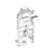 geberit Wc-fixtur geberit duofix omega låg 82cm