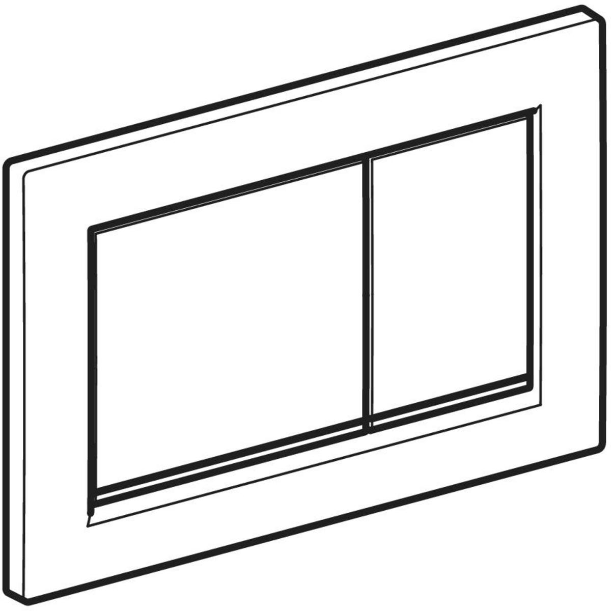 geberit Huuhtelupainike geberit omega20 mattavalk./kromattu