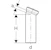 geberit Wc-connection socket geberit 152.612.11.1 110mm 22,5