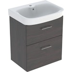 CABINET GLOW 600 WITH DRAWERS BROWN