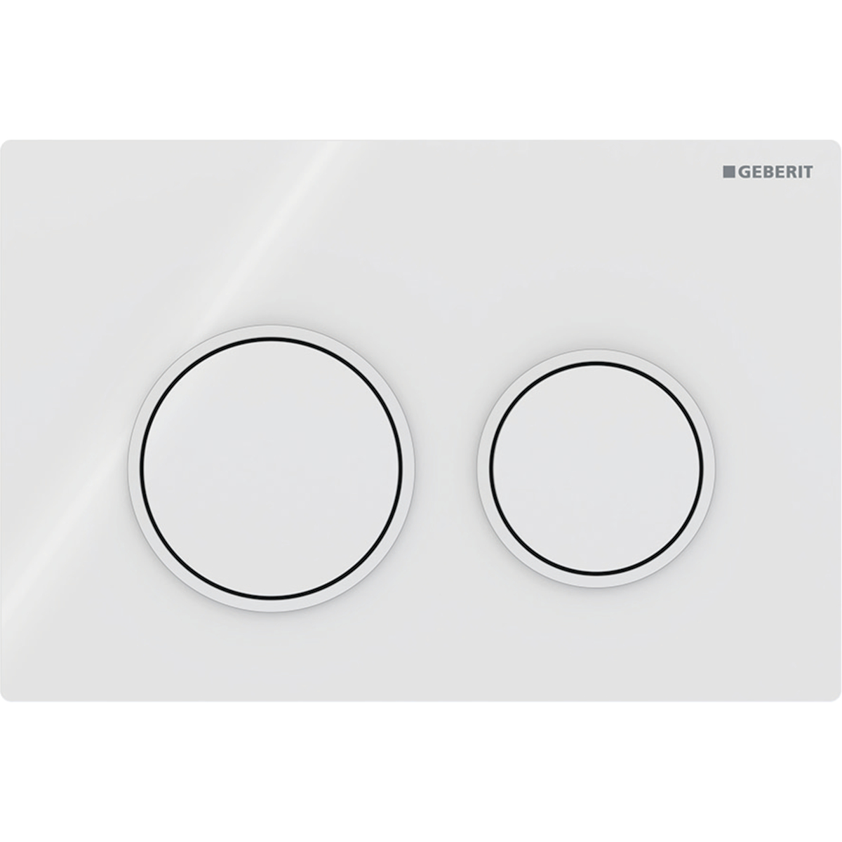 geberit Tryckplatta geberit omega20 vit/matt vit