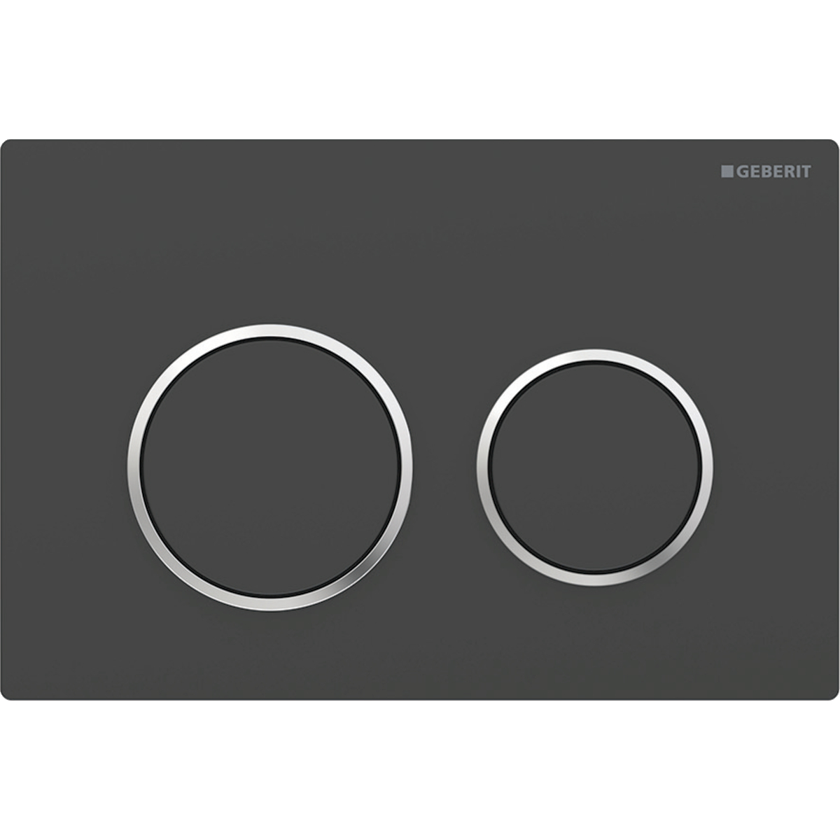 geberit Actuator plate geberit omega20 matt black/chrome