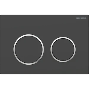 geberit Actuator plate geberit omega20 matt black/chrome