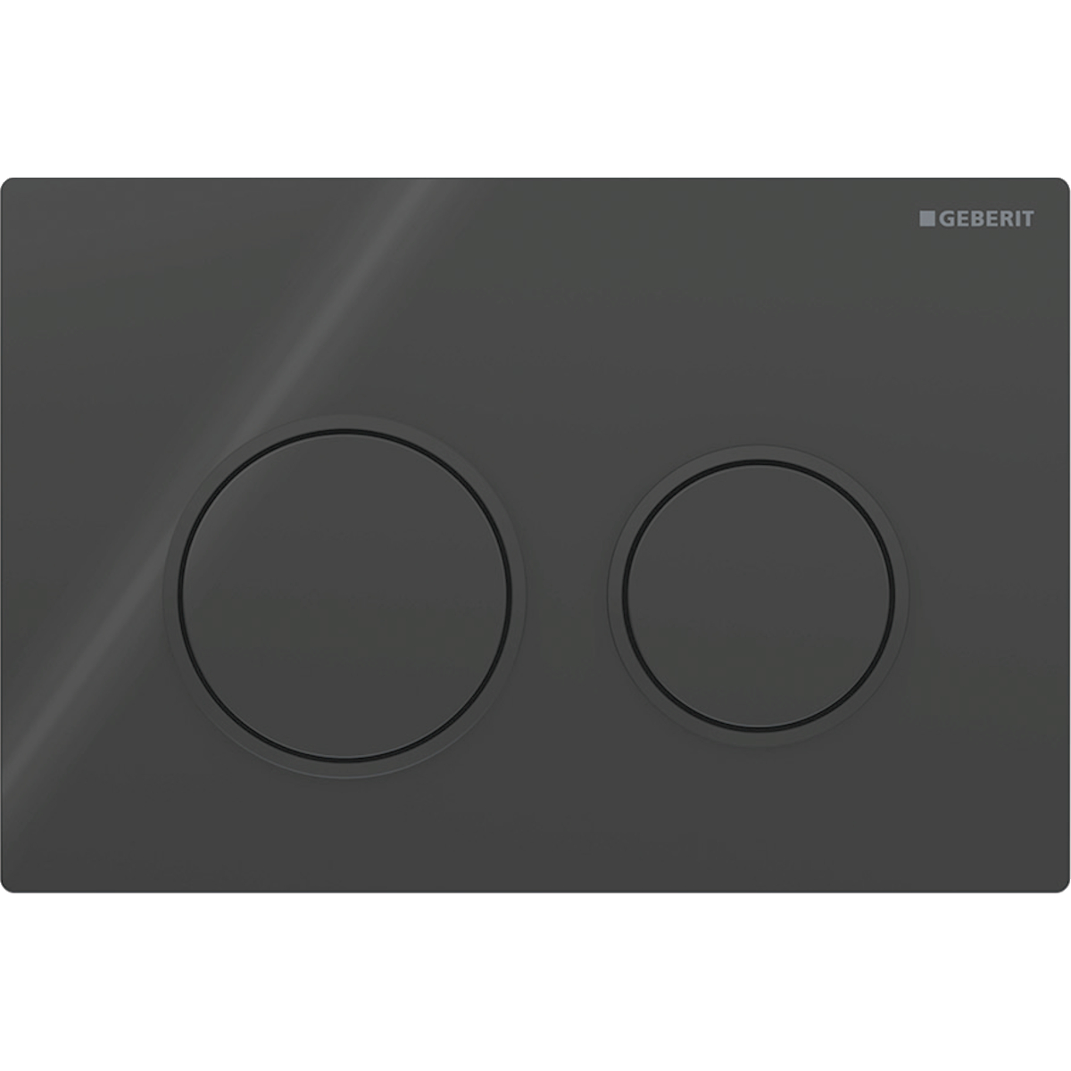geberit Huuhtelupainike geberit omega20 musta/mattamusta