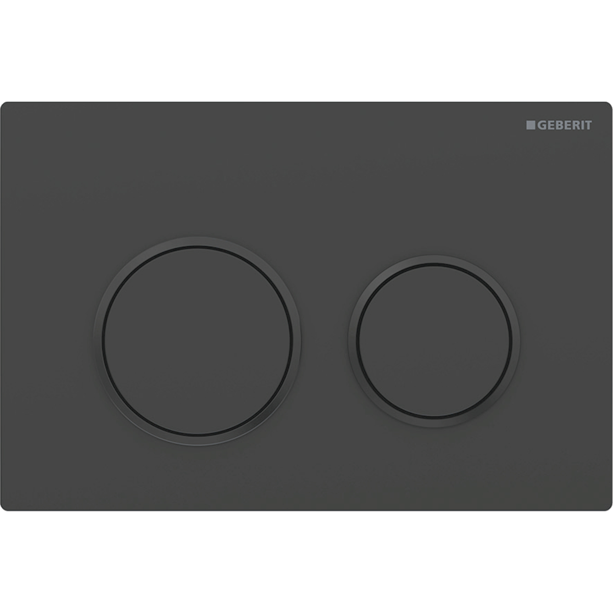 geberit Tryckplatta geberit omega20 matt svart/svart