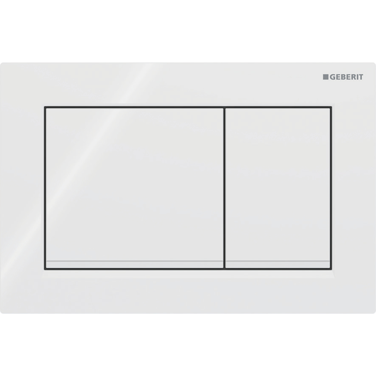 geberit Actuator plate geberit omega20 white/matt white
