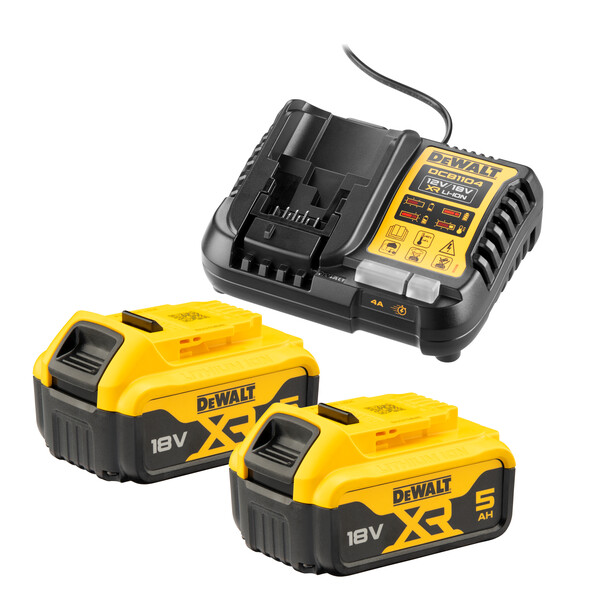 BATTERIKIT DEWALT DCB1104P2 12/18V 4A 18V 2X5AH
