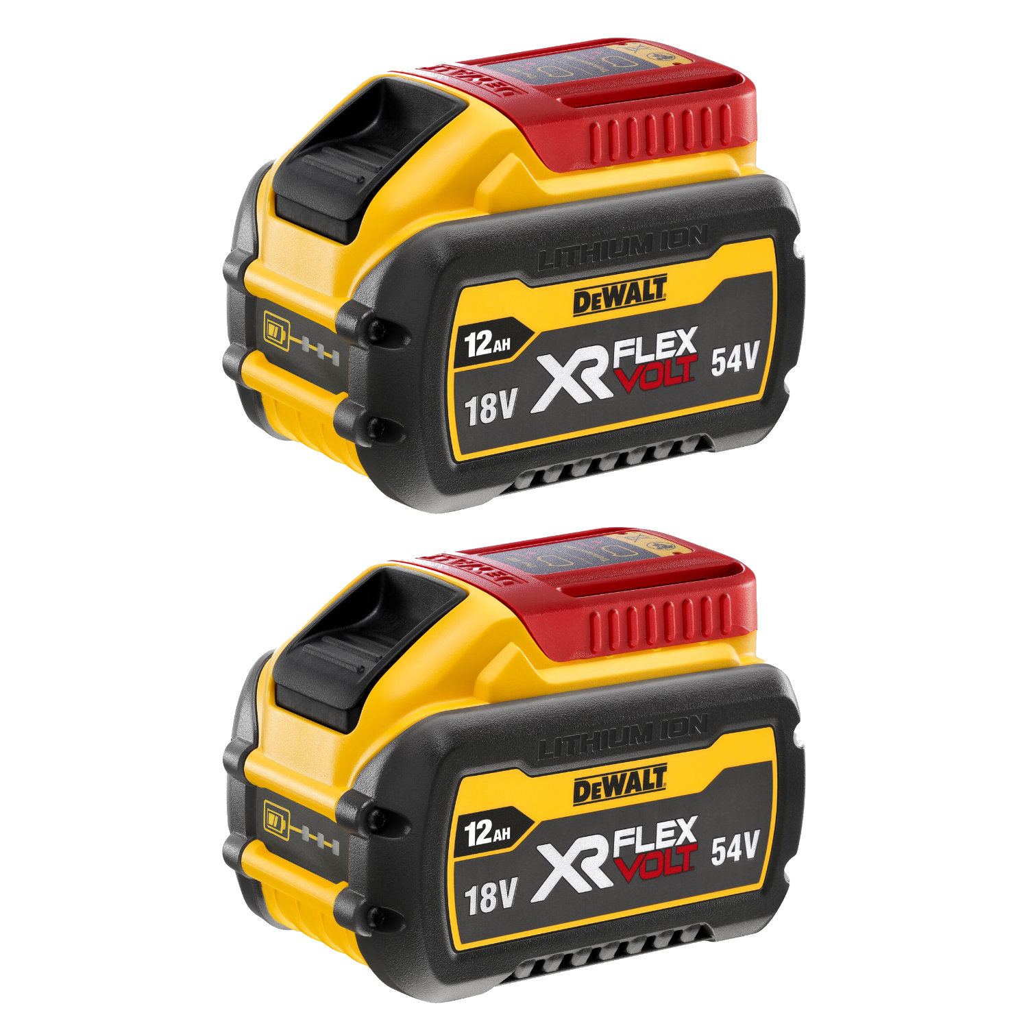 TABLESS AKKUPAKETTI DEWALT 54V/18V XR FLEXVOLT 2X12,0AH