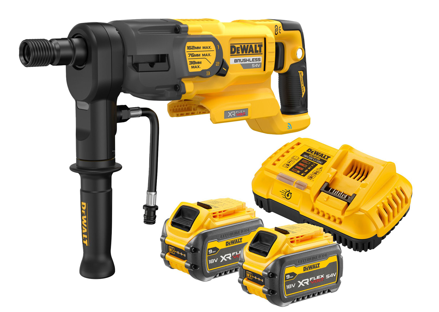 dewalt Diamond drill dewalt dcd150x2 54v 162mm 2x9ah kitbox