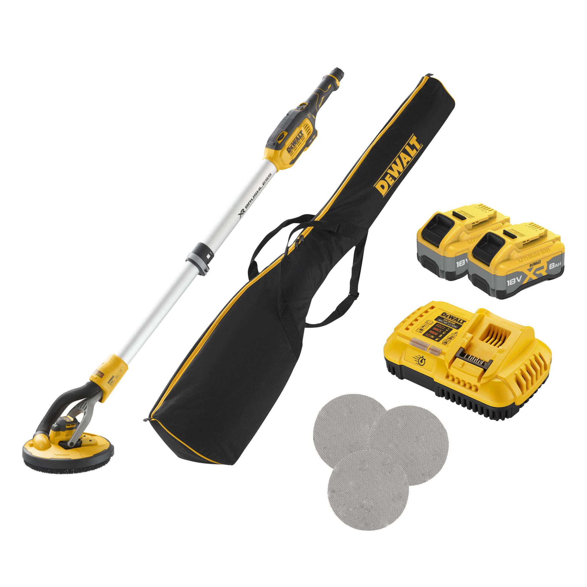 AKKUKIPSILEVYHIOMAKONE DEWALT 18V XR 2X8,0AH