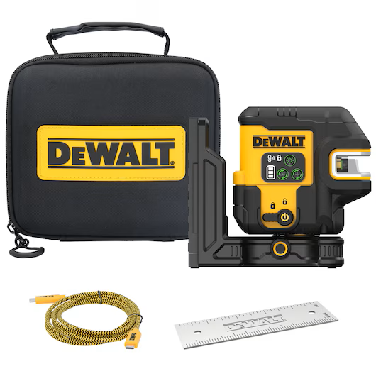 USB-C CROSS LINE DEWALT DCLE14251GB BEAM LASER GREEN