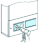 AVDEKNINGS/FESTEPL. FOR INSTR. G IP55