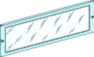 TRANSPARENT FRONTPLATE 6MOD. PRISMASET G/P