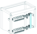 DEKSEL-VERT.-2STK KABELHOLDERE L1000 G/P