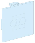 AVDEKNINGSPLATE 72X72 PRISMASET G/P
