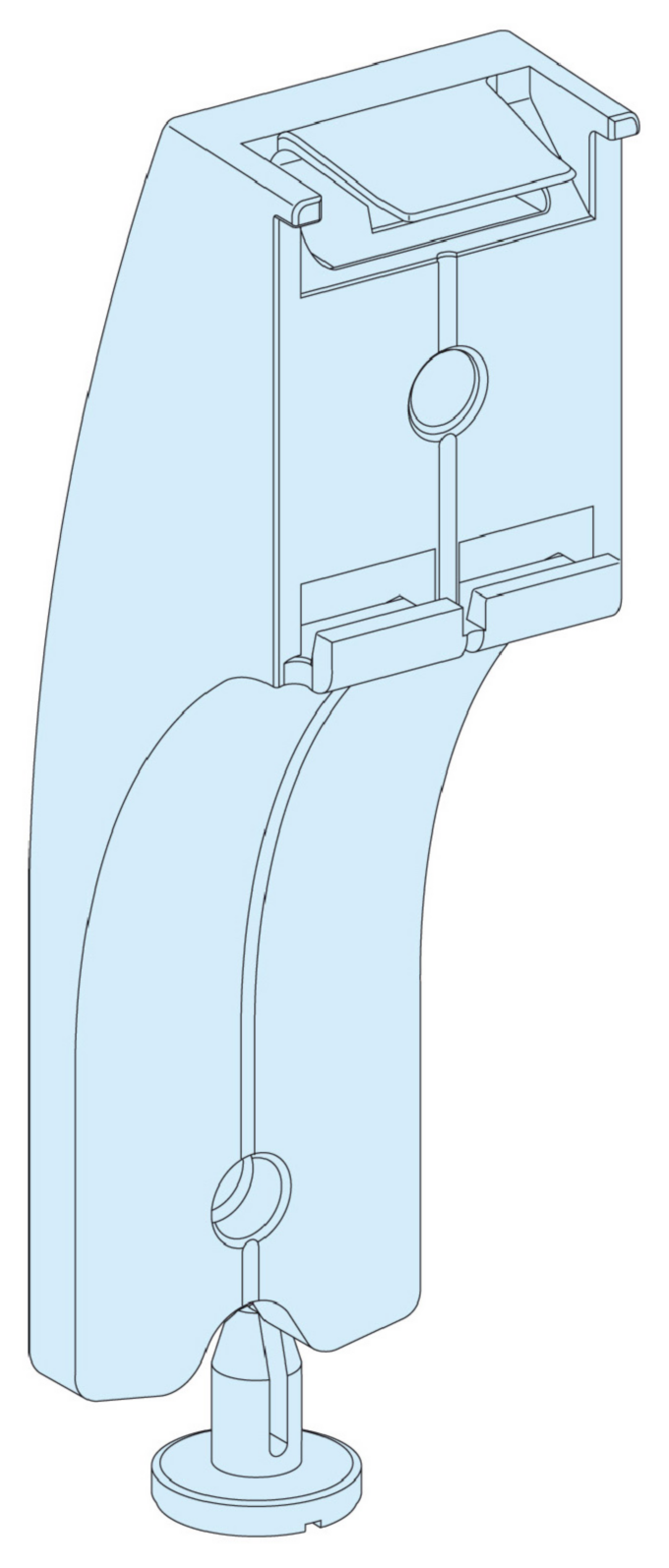 KABELKANALFESTER HORISONTAL-12STK G/P