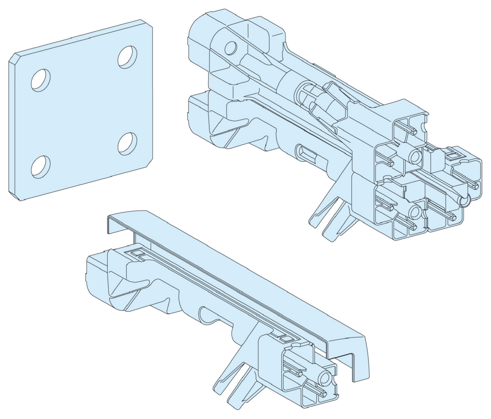 L-FORMET SAMMENKOPLINGSETT IP55-G