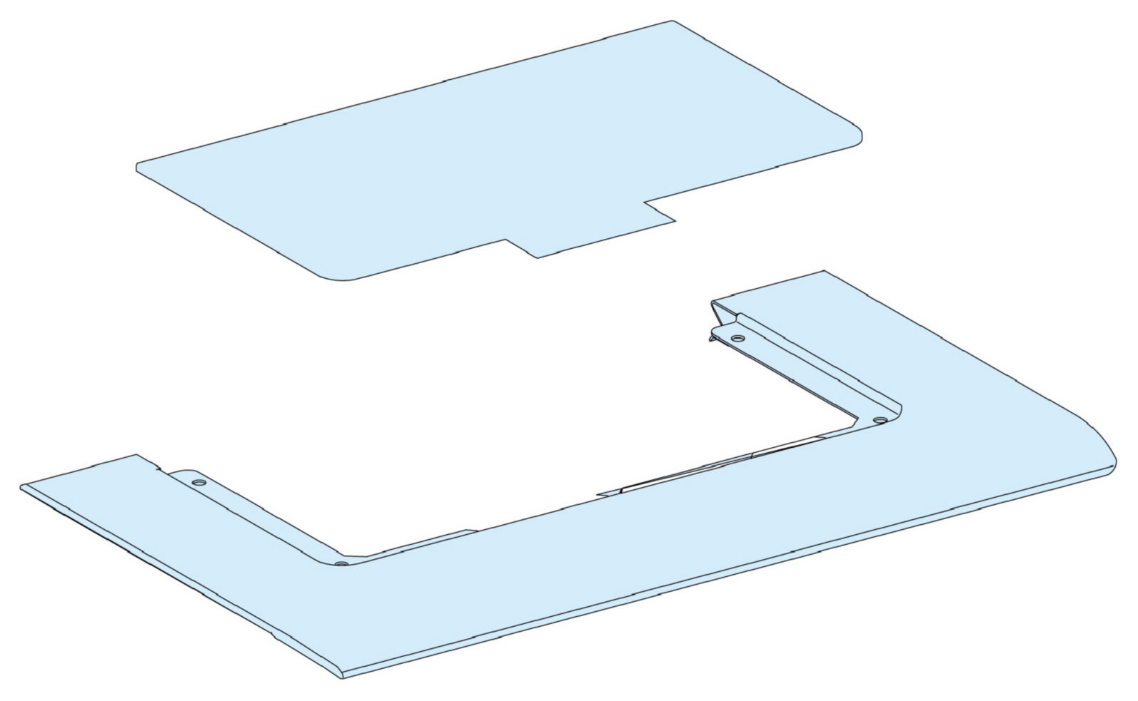 TOPPLATE M/PLASTFLENS B300 IP30 PRISMA G