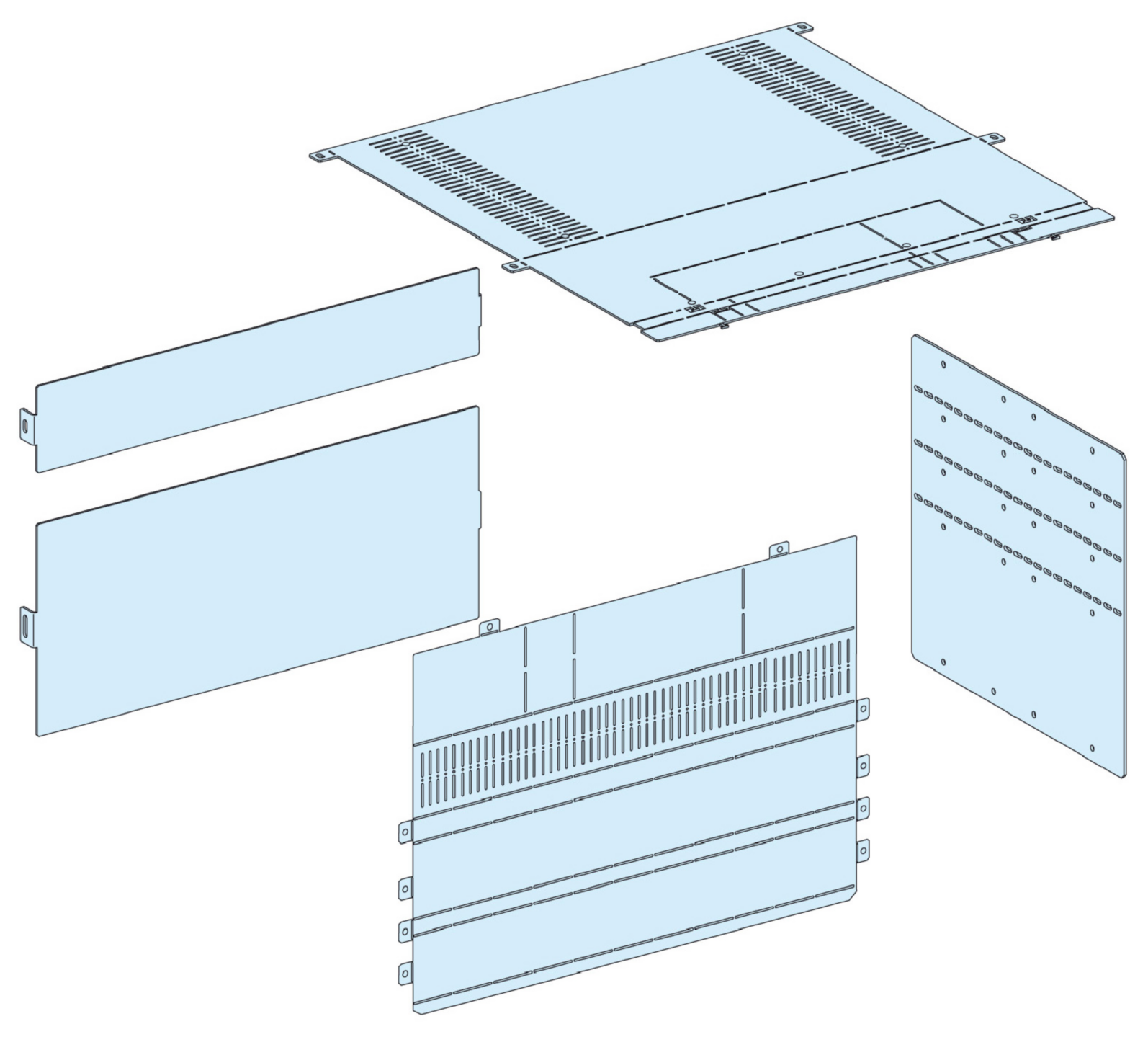 BAKSIDETILKOBLINGSDEKSEL NS1600 VERTIKAL FAST