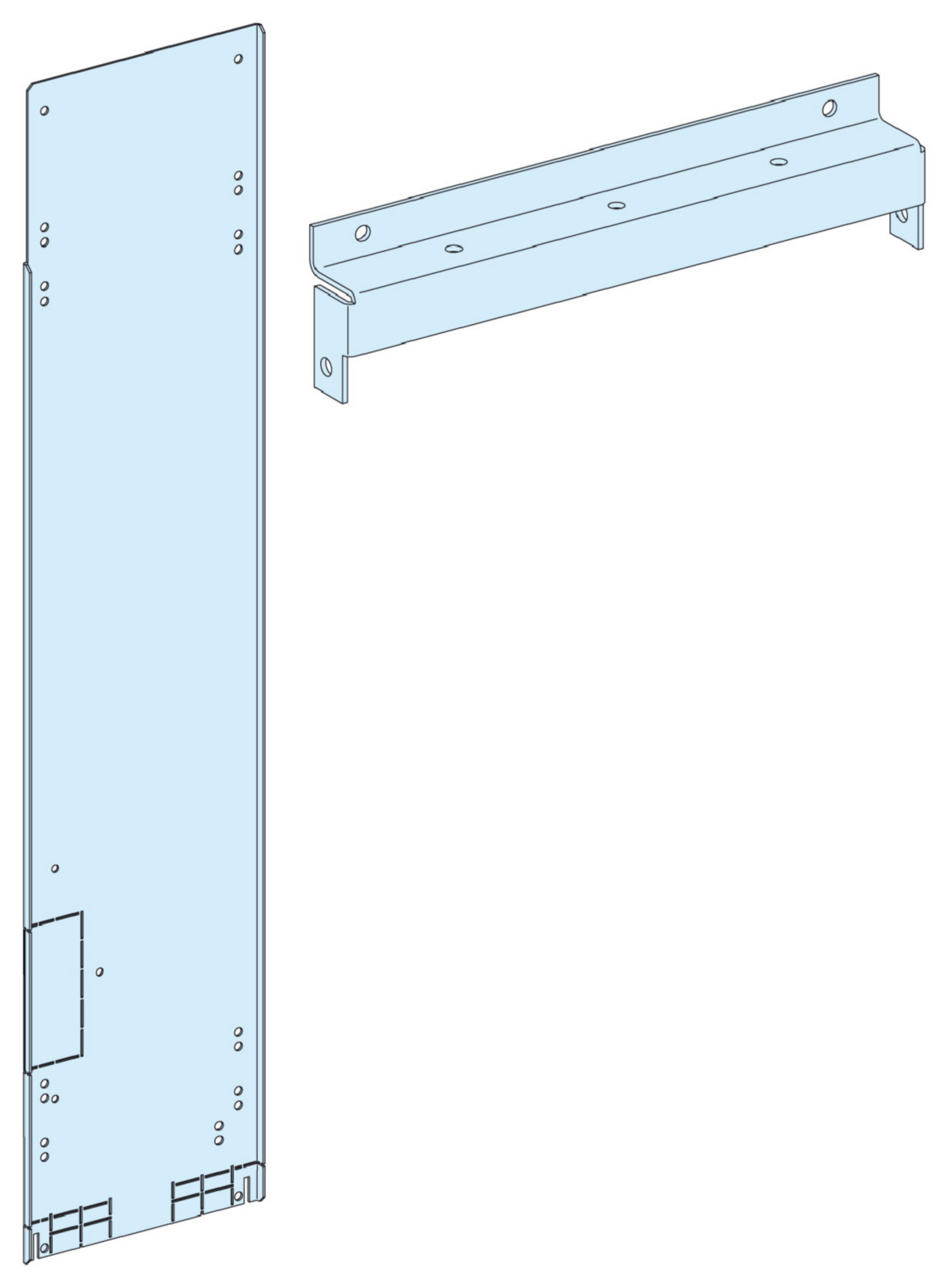 FORM 2 SKILLE FRONT VERTIKAL SKINNE B300